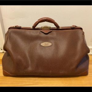 | TEXIER | Vintage 1980’s Leather Travel Bag